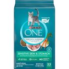 Purina One Purposeful Nutrition Sensitive Skin  Stomach Adult Cat Food 3.5 lb