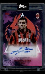 2024-25 Topps AC Milan 125 Anniversario Marco Simone Auto 20/25 I Diavoli - Picture 1 of 2
