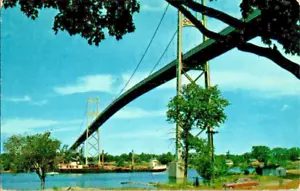 Post Card Unposted The Thousand Islands International Bridge Thousand Islands NY - Picture 1 of 2