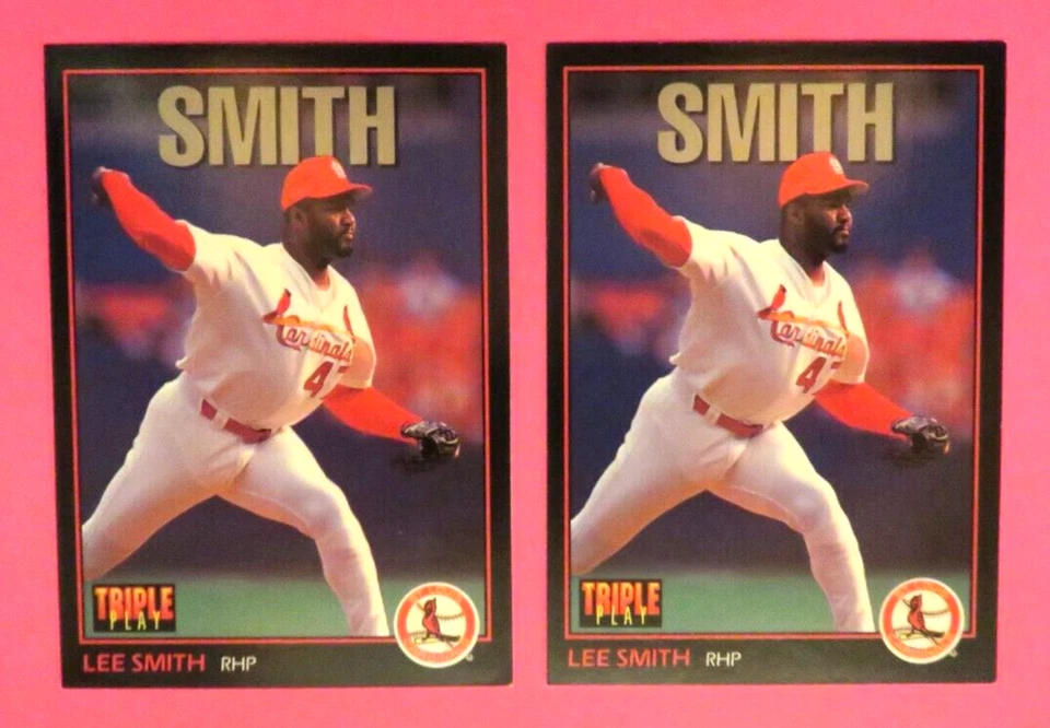 2 - 1993 Triple Play, St. Louis Cardinals - LEE SMITH - MLB HOF - Image 1 of 1