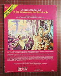 A4 In the Dungeons of the Slave Lords - Vintage - Dungeons & Dragons - Picture 1 of 24