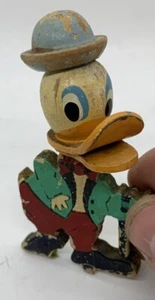 Early Wooden Donald Duck Nodder Bobblehead - Picture 1 of 9