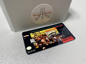 Donkey Kong Country 2 (SNES) Super Nintendo Ersatzspiel Etikett - Bild 1 von 1