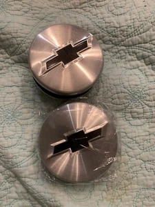 4 PIECES - Wheel Center Hub Caps Fits Chevy Matte Silver - Bild 1 von 5