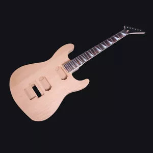 DIY guitar body and neck kit Build your own electric guitar project Unfinished - Picture 1 of 5