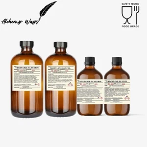 Vegetable Glycerin & Propylene Glycol FOOD GRADE PREMIUM MIX | Make Your Own - Picture 1 of 5