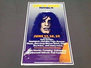 1975 Sun "N" Song 3 Day Music Festival Vancouver Island Concert Poster - Picture 1 of 9