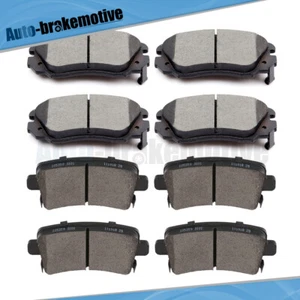 FOR BUICK ALLURE CHEVROLET MALIBU LIMITEDSAAB 9-5X FRONT REAR CERAMIC BRAKE PAD - Picture 1 of 12