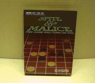 Spite & Malace by Cosmi for Atari 400/800  and Commodore 64/128 - NEW  SEALED - Image 1 of 3