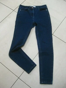NEXT SKINNY JEANS 10 HIGH RISE blue Regular stretch crop jeggings womens - Picture 1 of 8