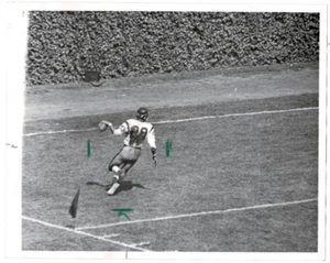 Jerry Allen vintage original Vikings RECORD TD Type I football photo 21123 - Picture 1 of 2