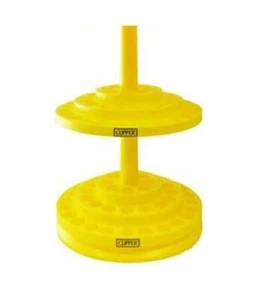 PORTA ACCENDINI ESPOSITORE CLIPPER LARGE 2 ESPOSITORI PER 96 2 PIANI + Base - Foto 1 di 2