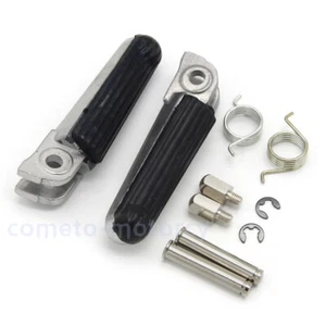 Front Footrest Foot Pegs Fit For Honda RVF750 RC45 1994-1995 NSR50R 1997-2004 - Picture 1 of 7