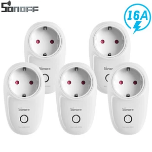 SONOFF S26 EU Smart Steckdose WIFI WLAN Stecker Alexa Google Fernbedienung Timer - Bild 1 von 16