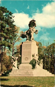 Conquering the Wild Memorial The Mariners Museum Newport News, VA Postcard - Picture 1 of 5