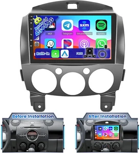Ohradio 4G+64G 2DIN 9" Mazda 2 2007-2014 Autoradio carplay android smartphone - Foto 1 di 5