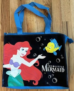 Little Mermaid Zippered Tote Bag Princess Ariel - Picture 1 of 12