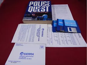 Atari ST: Police Quest: In Pursuit of the Death Angel - 1987 Sierra On-Line - Picture 1 of 2