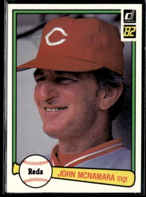 1982 Donruss #526 John McNamara - Image 1 of 2