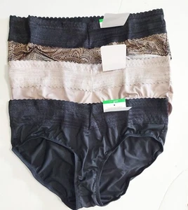 3 Warner's Lace Hipster Panty Underwear Multi 5609J Sz 7/L - NWT - Picture 1 of 1