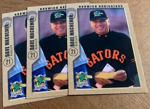 DAVE MACHEMER 2005 Grandstand Norwich Navigators 3 card lot - Picture 1 of 1