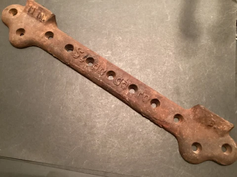 ANTIQUE ORIGINAL STANDARD BRAND CAST IRON FARMHOUSE SINK HANGER BRACKET 15" FARM Cover