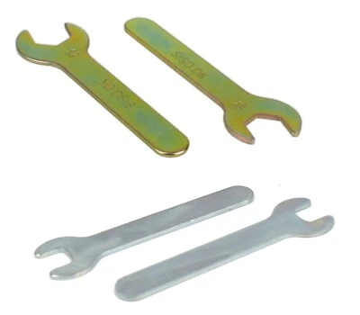 EMOEBELBESCHLAEGE ✅ Schraubenschlüssel Flacher Einmaulschlüssel 10 mm / 13 mm Gabelschlüssel