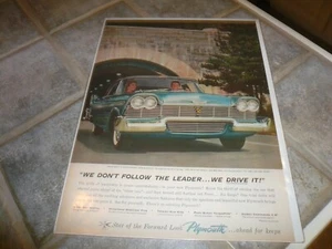 Plymouth Ad Reklame Vintage Print Ad Silber Dart Styling - Bild 1 von 1
