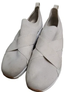 Skechers Shoes Women's Cooled Memory Foam UNO CROSS KNIT Slip On Cream SZ 11 - Picture 1 of 5