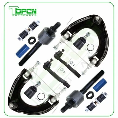 10pcs Suspension Kit Ball Joints Control Arms For 1988-1990 1991 Honda Civic CRX - Image 1 of 4