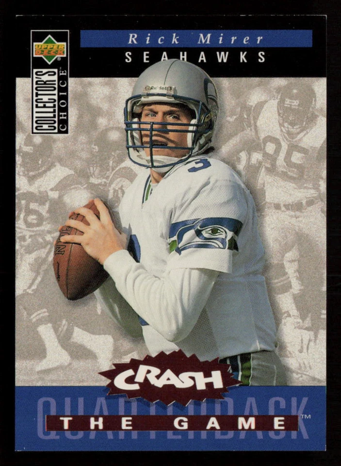 Rick Mirer 1994 Collector's Choice #C3 You Crash Game Bronze Seattle Seahawks - Image 1 of 2