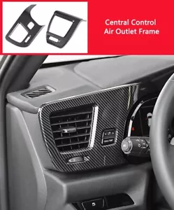 Cubierta de ventilación de aire lateral de consola central de fibra de carbono para Lexus NX 350h 450h 2022-2024 - Imagen 1 de 7