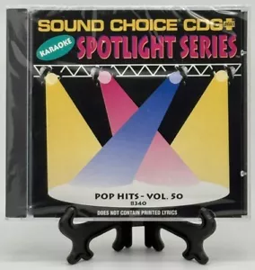 Pop Hits Vol. 50 von Sound Choice Spotlight Serie 8340 Karaoke CD+G Neu Versiegelt - Bild 1 von 2