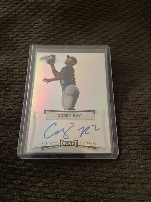 2017 Leaf Draft Baseball Corey Ray Auto  - Image 1 of 2