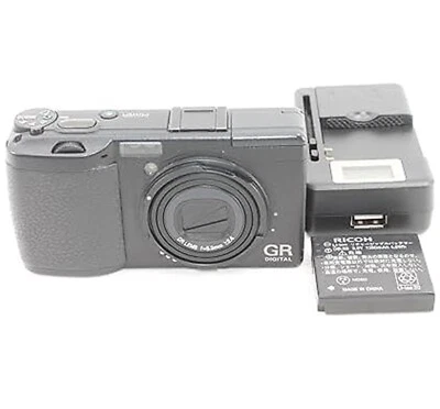 RICOH GR DIGITAL Digital camera  compact black Battery Charger used - Image 1 of 4