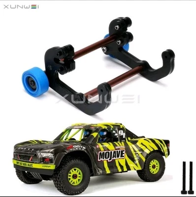 Barra Wheelie de doble rueda trasera de nailon para 1/7 RC ARRMA 6S Mojave Foto 1 de 4