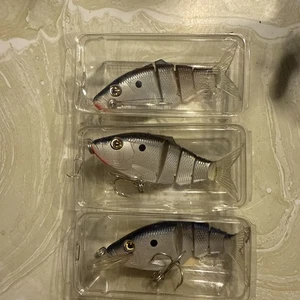 Kick Tail; Flotador, Buzo y Moribundo Sábalo Topwater Swimbait Señuelo de Pesca 3/8oz 4" - Imagen 1 de 2