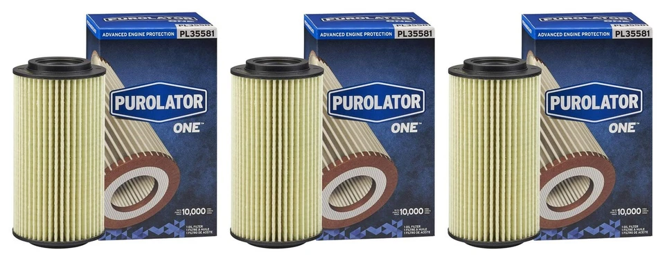 Filtro de aceite de motor Purolator ONE 3 piezas para Audi TT 2008-2009 2,0 L 1984CC MI58B Foto 1 de 1