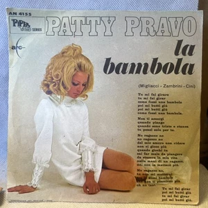 PATTY PRAVO - LA BAMBOLA / SE Cˋ E LˋAMORE - Italy Import PS ULTRASONIC CLEAN NM - Picture 1 of 6