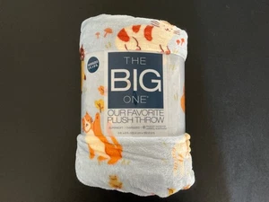 Kohls The Big One Playful Autumn Cats Oversized Plush Throw 5ft x 6ft - Picture 1 of 4