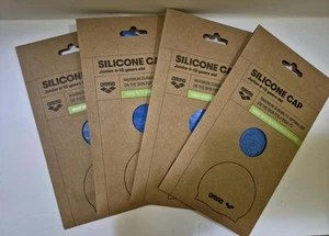 Arena Blue Swim Cap Recycled Silicone Lot Of 5 NEW Junior 6 - 12 Years Old  - Picture 1 of 2
