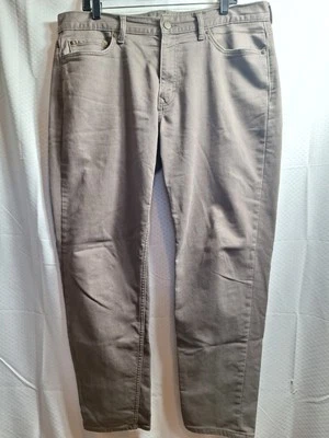 Pantalones de mezclilla de viaje BANANA REPUBLIC calce atlético talla 36x32 marrón topo informales preppy usados en excelente estado Foto 1 de 4