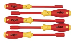 Wiha Insulated Softfinish Metric Nut Driver Set 5 Piece - Picture 1 of 1