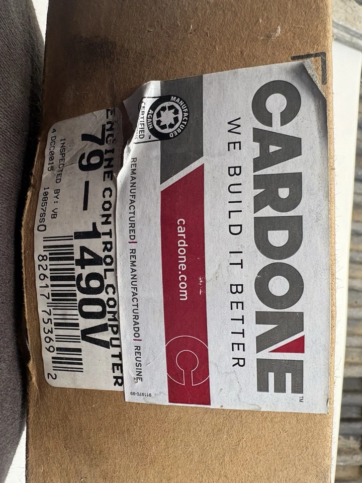 Nuevo módulo de control del motor Reman Cardone ECM 79-1490v 1999 Jeep Cherokee 4,0 L Foto 1 de 4