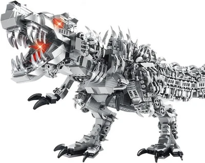 Dinosaur Building Toy 1766 PCS, Semi Mech T. rex Dinosaur Building Blocks Gift - Image 1 of 4