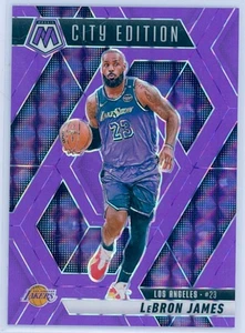 LeBron James 2024-25 Panini Mosaico Púrpura Fluorescente Edición Ciudad/175 - Imagen 1 de 2