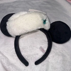 Tokyo Disney Resort Minnie Style Studio Headband Ears Fan Cap Winter beret NEW - Picture 1 of 3