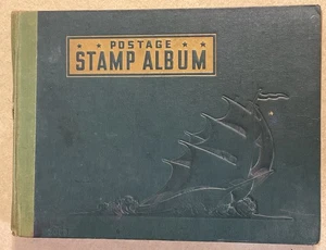 1935 The Modern Collector's Postage Stamp Album w/Washington-Jefferson-Air Mail - Picture 1 of 19