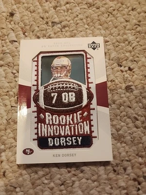 2003 Upper Deck UD Patch Collection - Ken Dorsey #127 (RC) Miami Hurricanes - Image 1 of 2