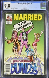 Casado con hijos #1 CGC 9,8 WP Quiosco Primera aparición de los Bundy's 1990 - Imagen 1 de 2